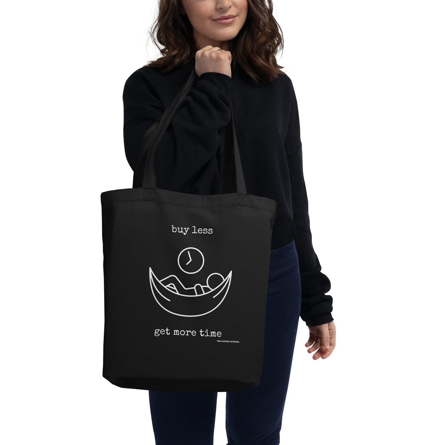 Organic Cotton Tote Bag - buy less, get more time - Treehugger network