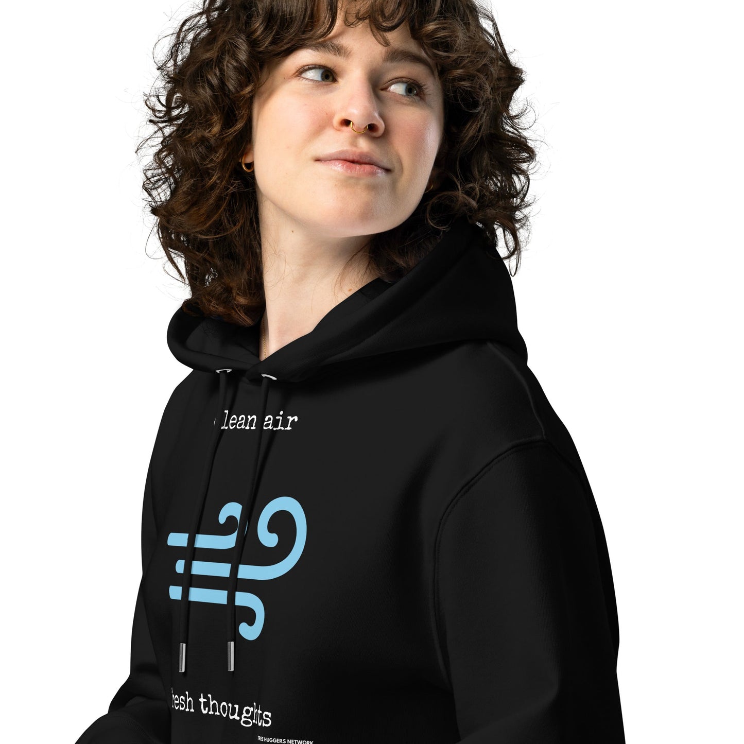 Unisex Organic Cotton Hoodie - clean air, fresh thoughts - Treehugger network