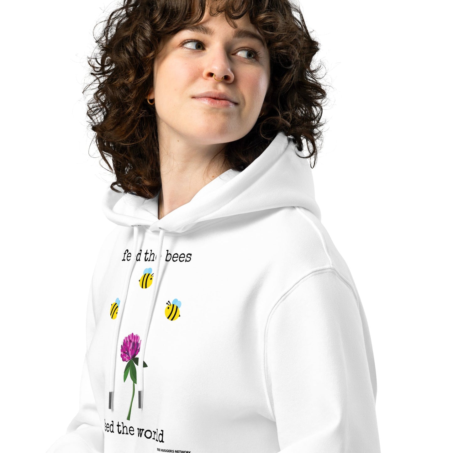 Unisex Organic Cotton Hoodie - feed the bees, feed the world - Treehugger network