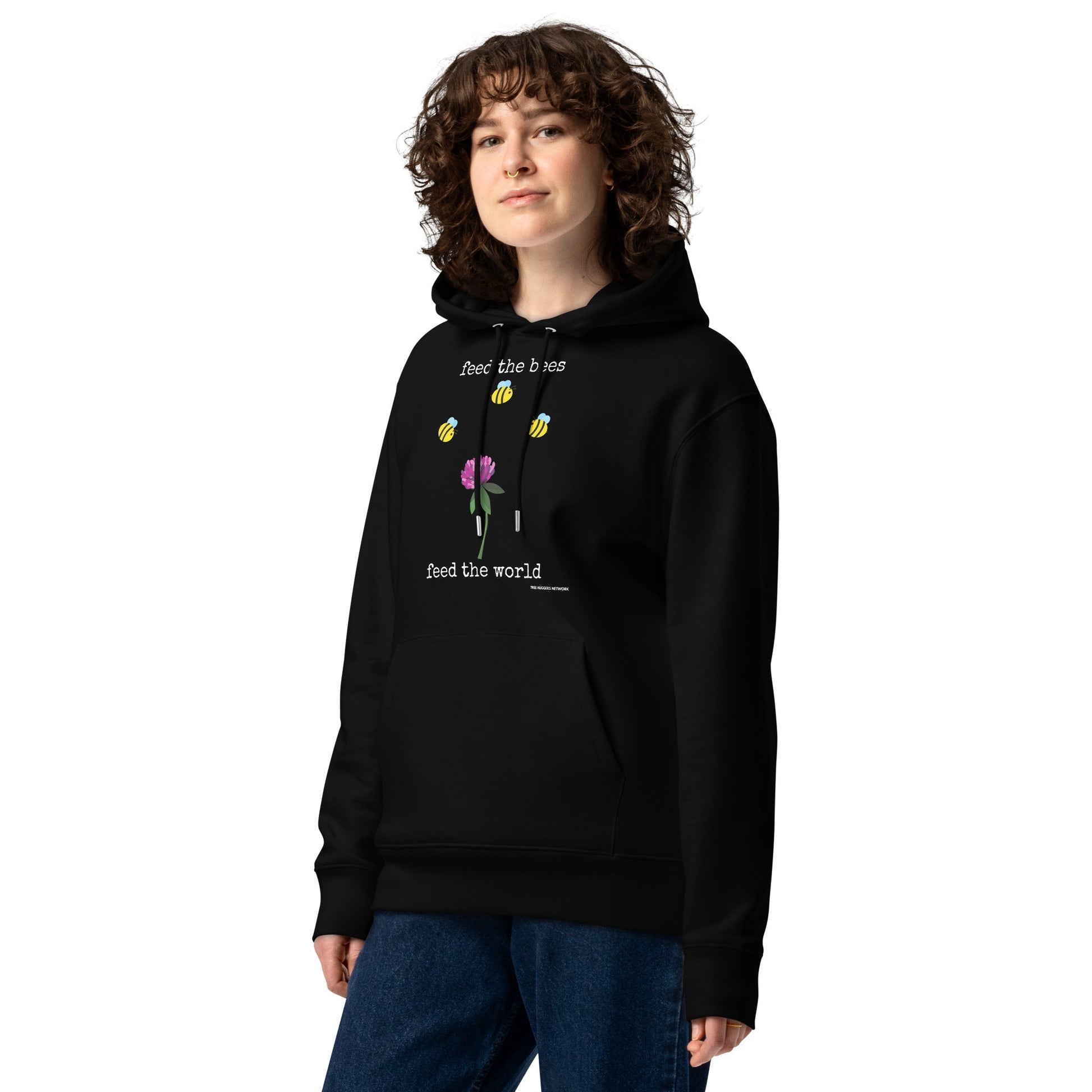 Unisex Organic Cotton Hoodie - feed the bees, feed the world - Treehugger network