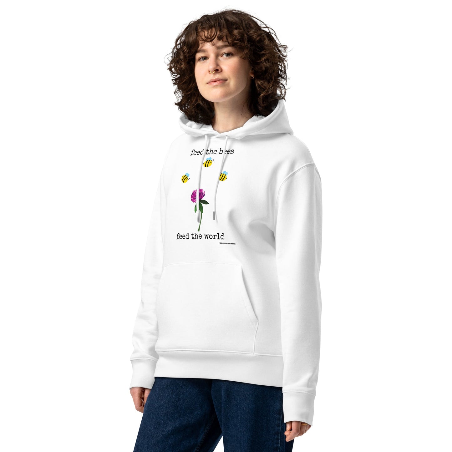 Unisex Organic Cotton Hoodie - feed the bees, feed the world - Treehugger network