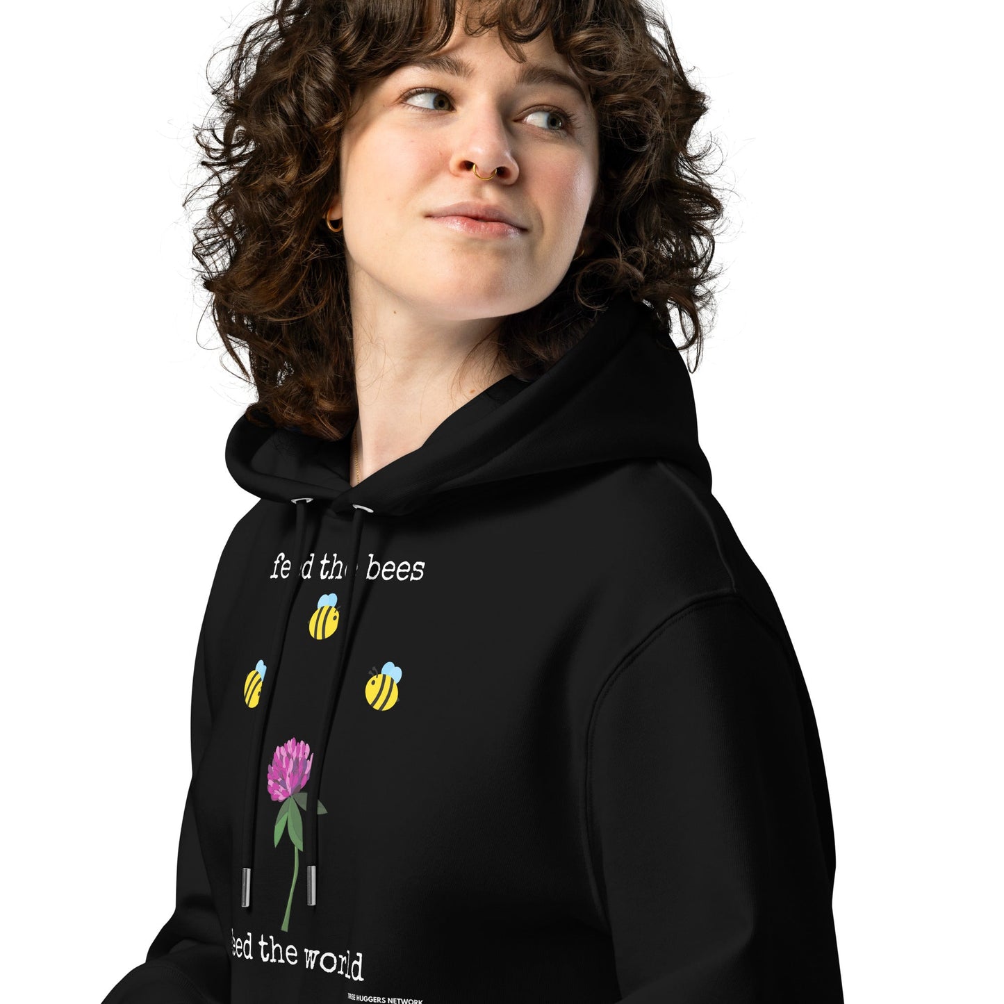 Unisex Organic Cotton Hoodie - feed the bees, feed the world - Treehugger network