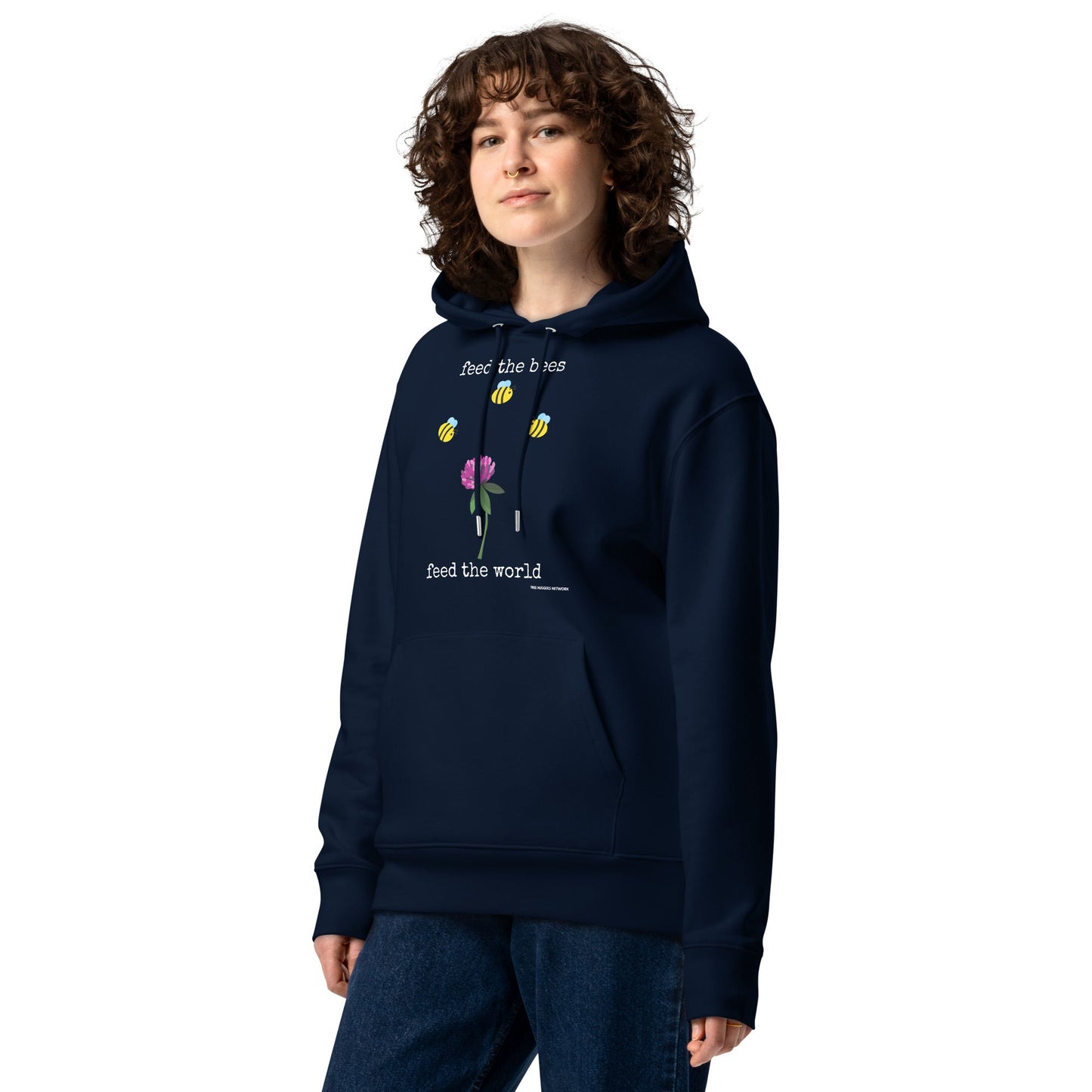 Unisex Organic Cotton Hoodie - feed the bees, feed the world - Treehugger network