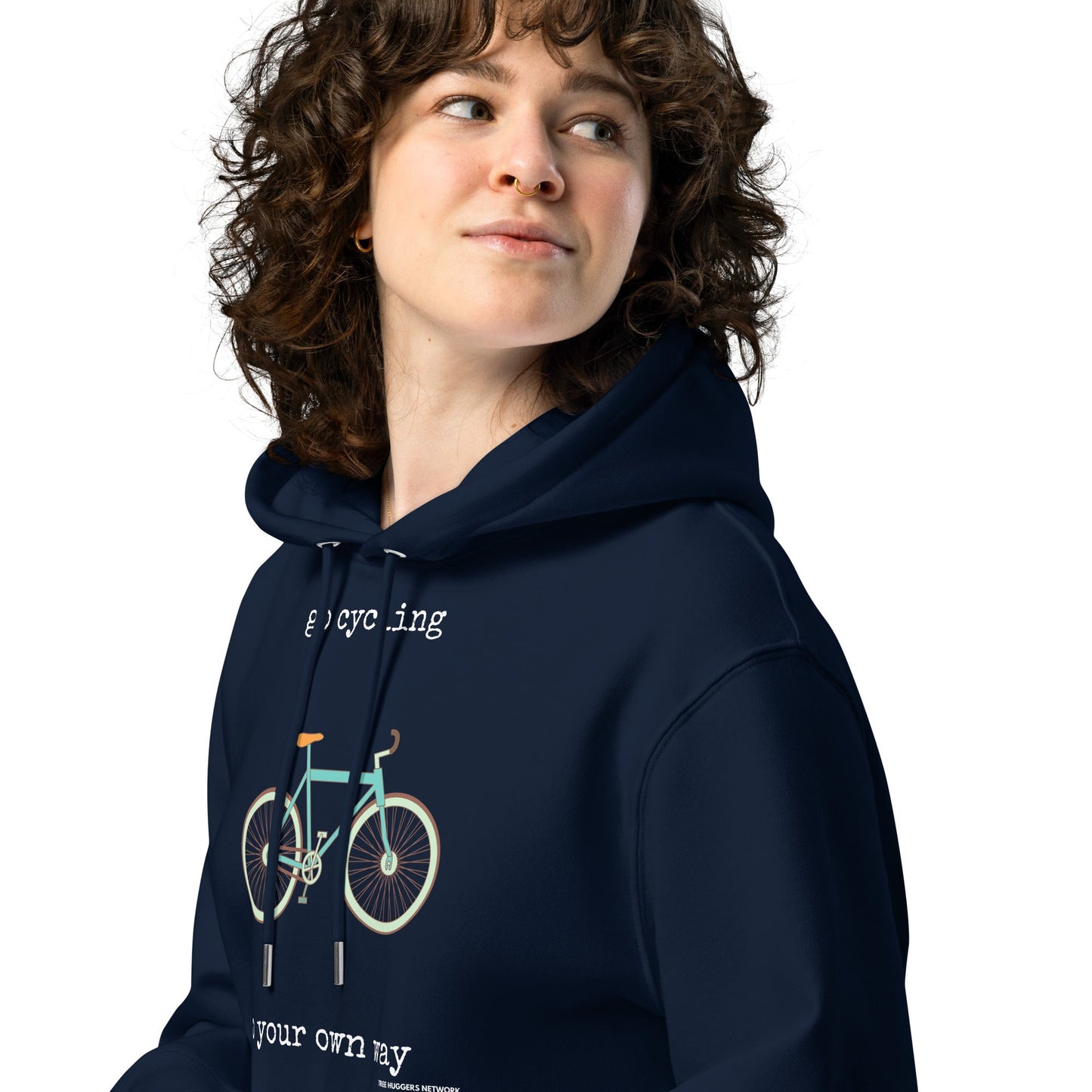 Unisex Organic Cotton Hoodie - go cycling, go your own way - Treehugger network