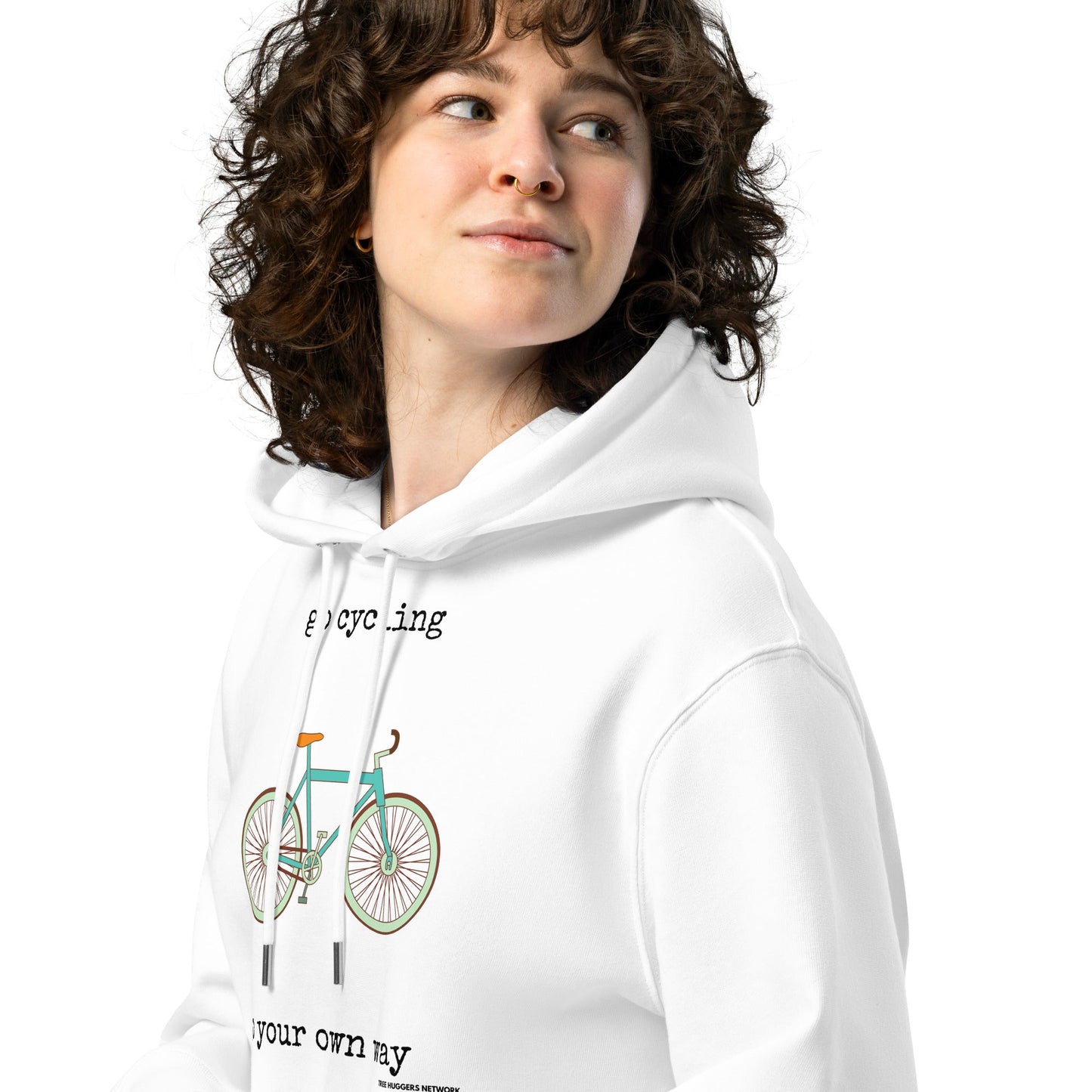 Unisex Organic Cotton Hoodie - go cycling, go your own way - Treehugger network