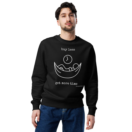 Unisex Organic Cotton Sweatshirt - buy less, get more time - Treehugger network