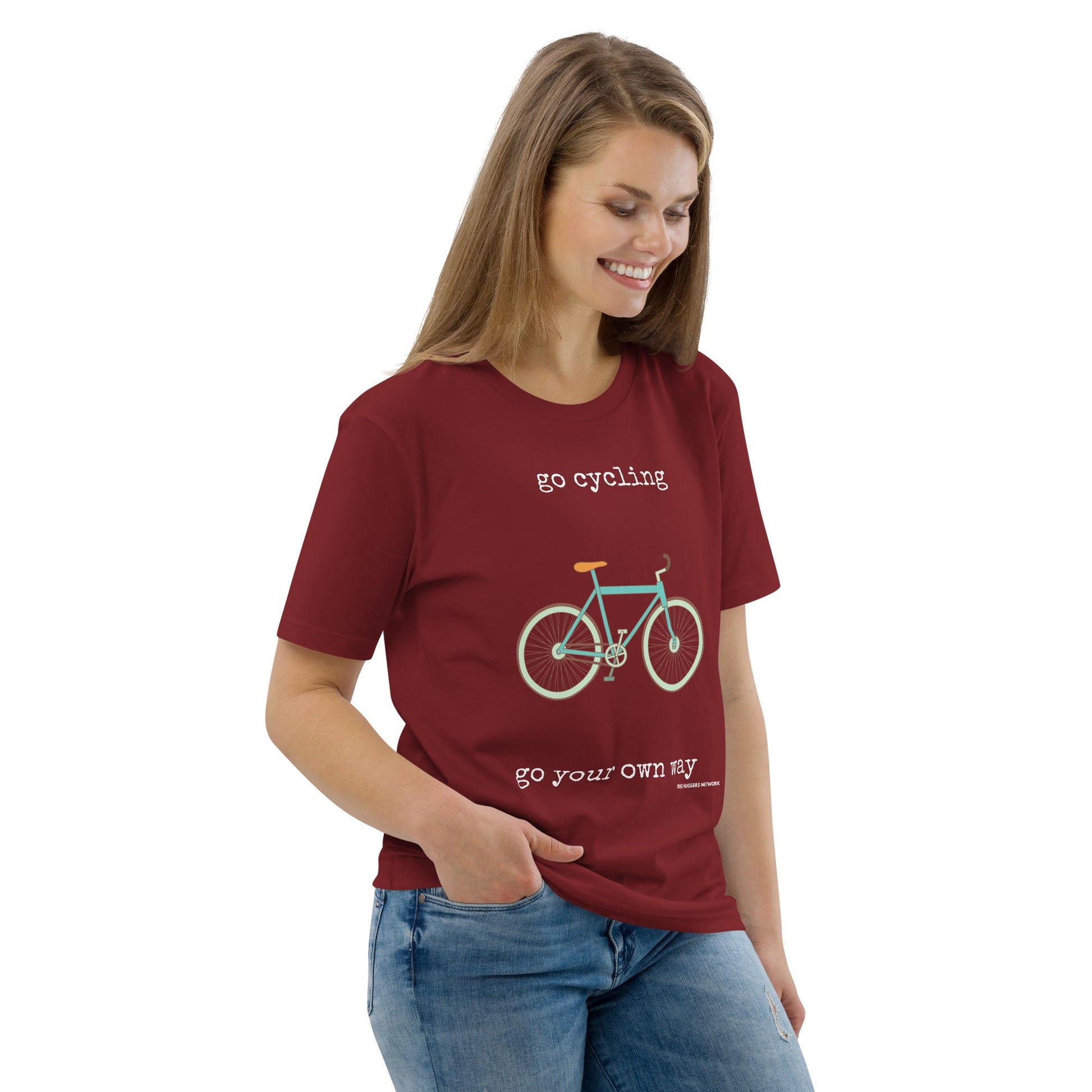 Unisex Organic Cotton T-shirt - go cycling, go your own way - Treehugger network